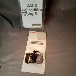Original Canon EOS 650 Camera Brochure 1987 Edition